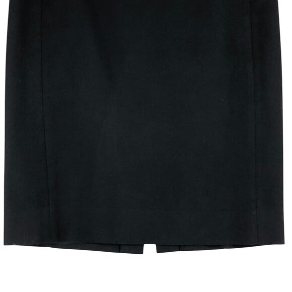 J Crew Womens Size 2 Skirt Pencil Straight Zip Rear Slit Career Black - Picture 3 of 15